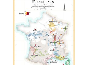 carte vignoble francais