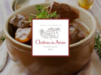 recette Château des Arras joues de boeuf